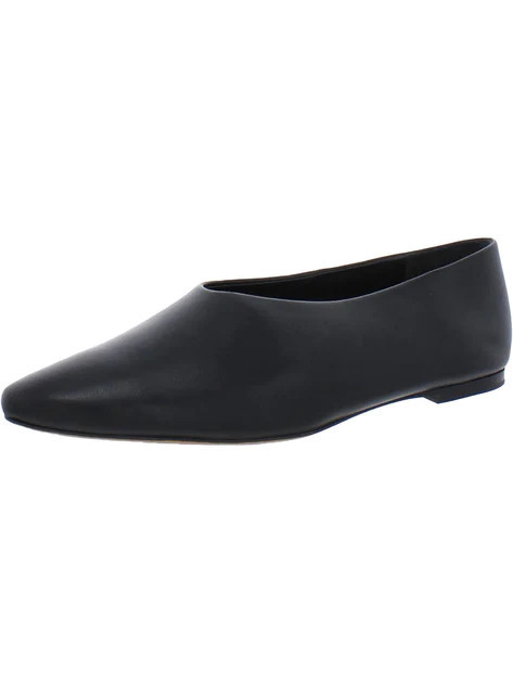 Behati Womens Leather Slip On Flats Shoes | Shop Simon