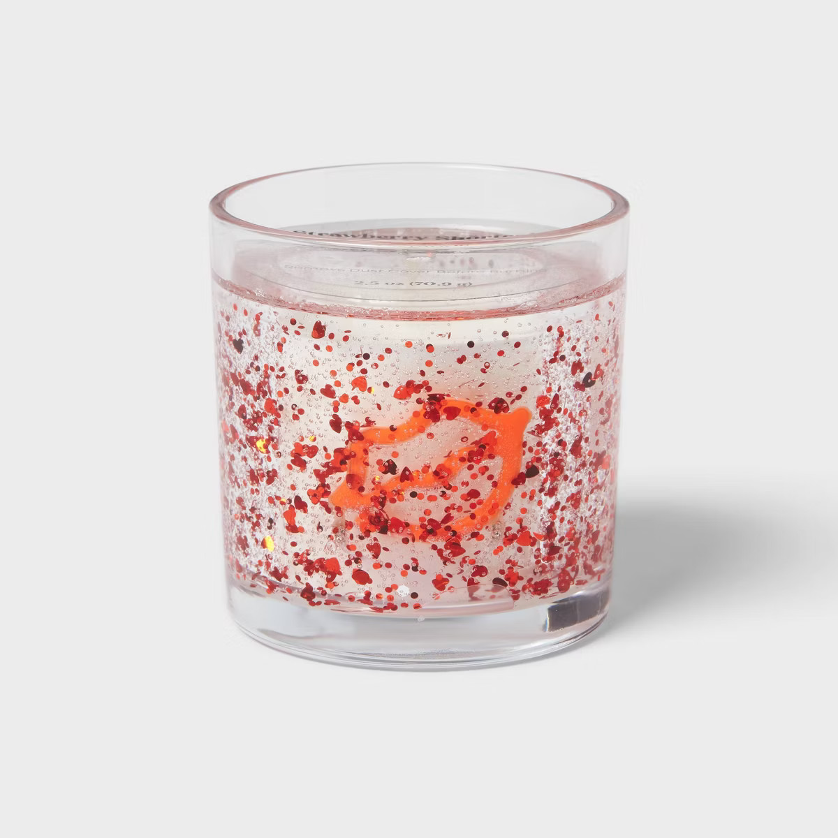 2.5oz LED Gel Light Up Lips Candle Strawberry Shortcake - Room Essentials™ | Target
