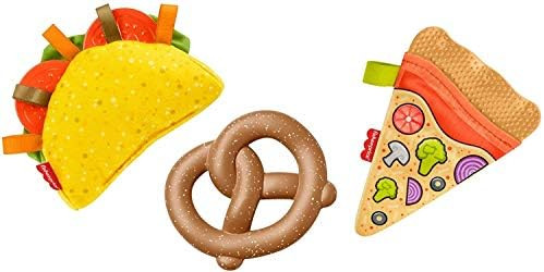 Fisher-Price Tiny Treats Gift Set, 3 pretend food infant teething toys | Amazon (US)