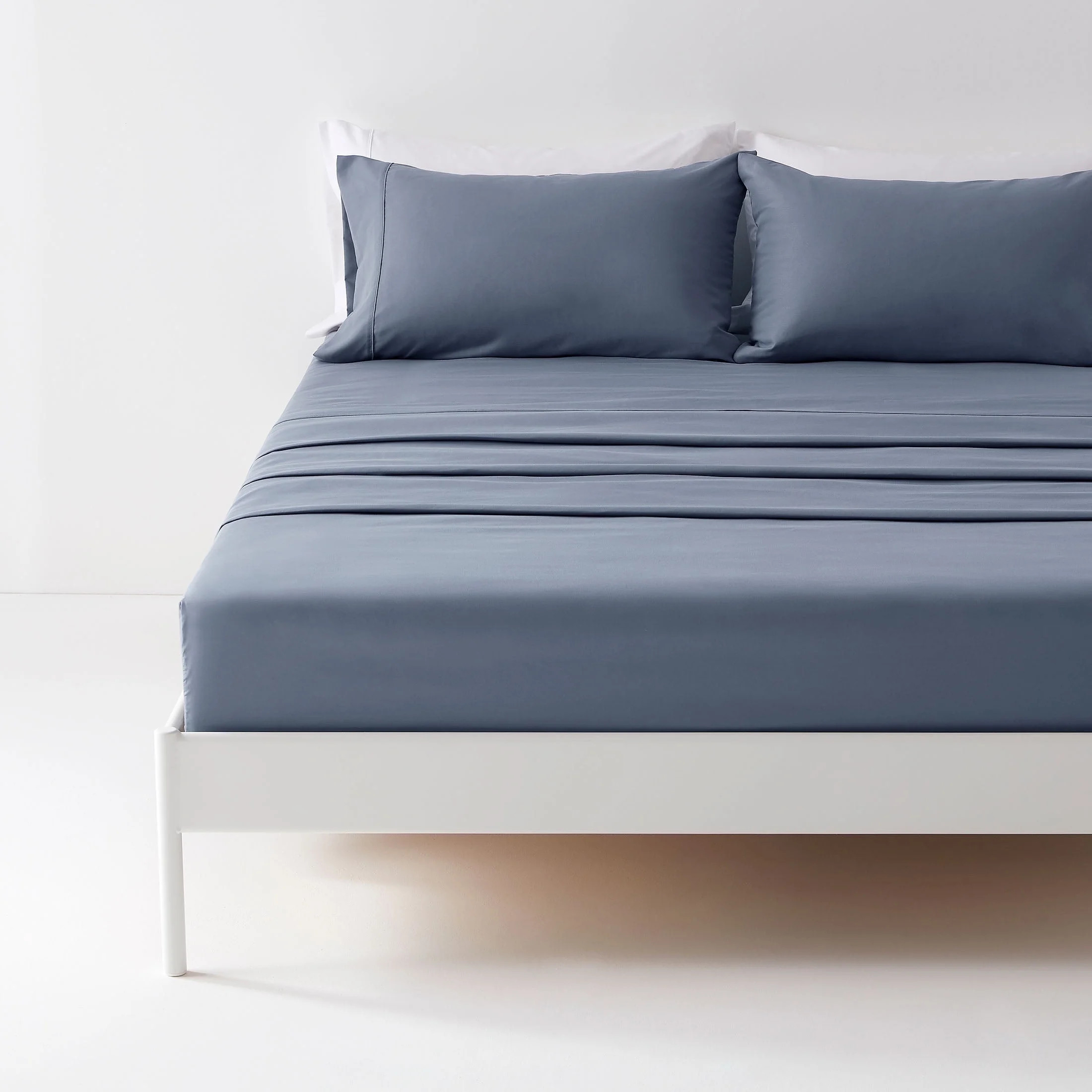 Sonive Bed Sheet Sets,Ultra Soft Breathable Luxury 4 Piece, (Flint Stone Blue, King) | Walmart (US)