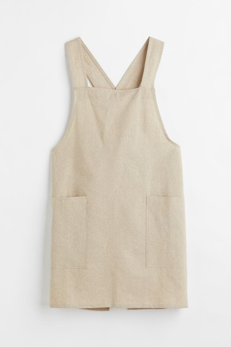 Linen blend apron | H&M (DE, AT, CH, NL, FI)