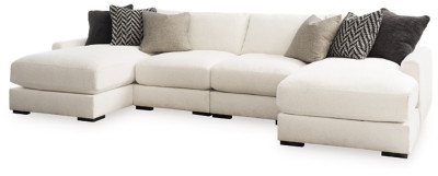 Elissa Court 4-Piece Performance Fabric Modular Sectional with Chaise | Ashley