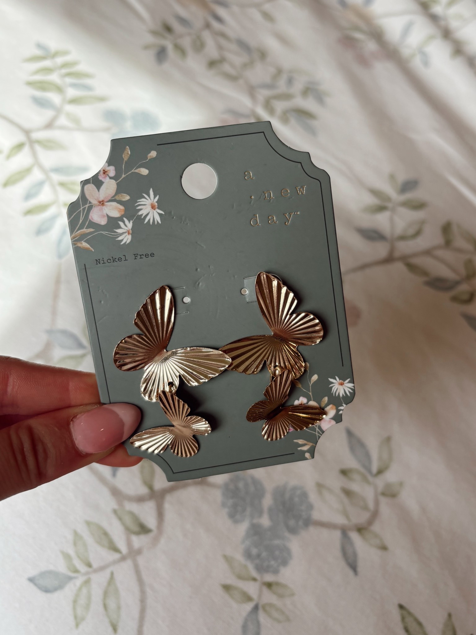 the perfect earring for spring 🦋💐  

#LTKootd #LTKgrwm