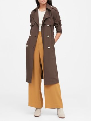 JAPAN EXCLUSIVE Oversized Soft Trench Coat | Banana Republic (US)