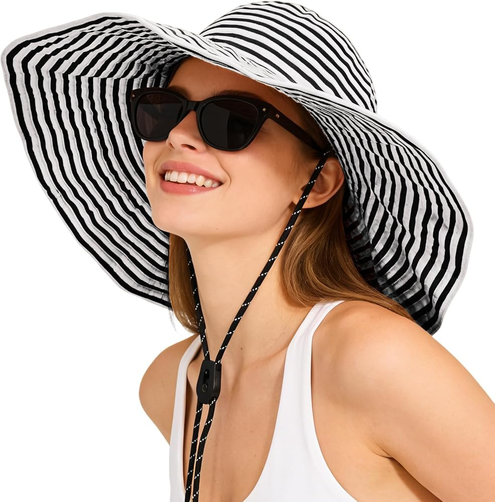 Sun Hat for Men Women UV Protection Wide Brim Fishing Hats Breathable UPF 50+ Boonie Bucket Hats ... | Amazon (US)