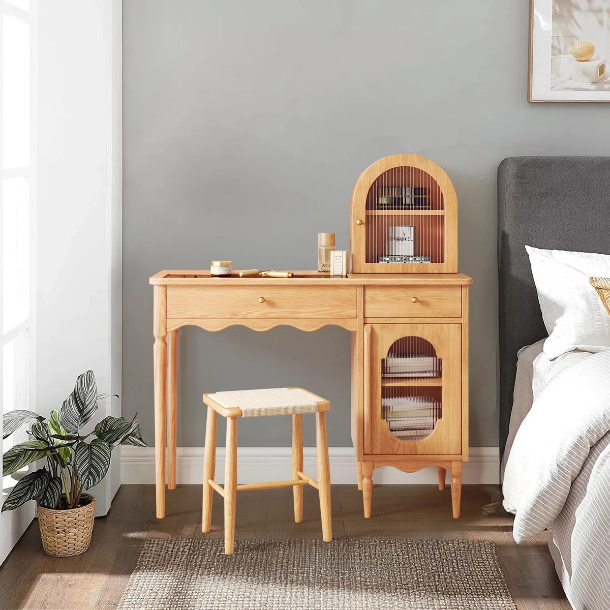 Aideyn Elegant Modern-Classical Vanity Table | Wayfair North America