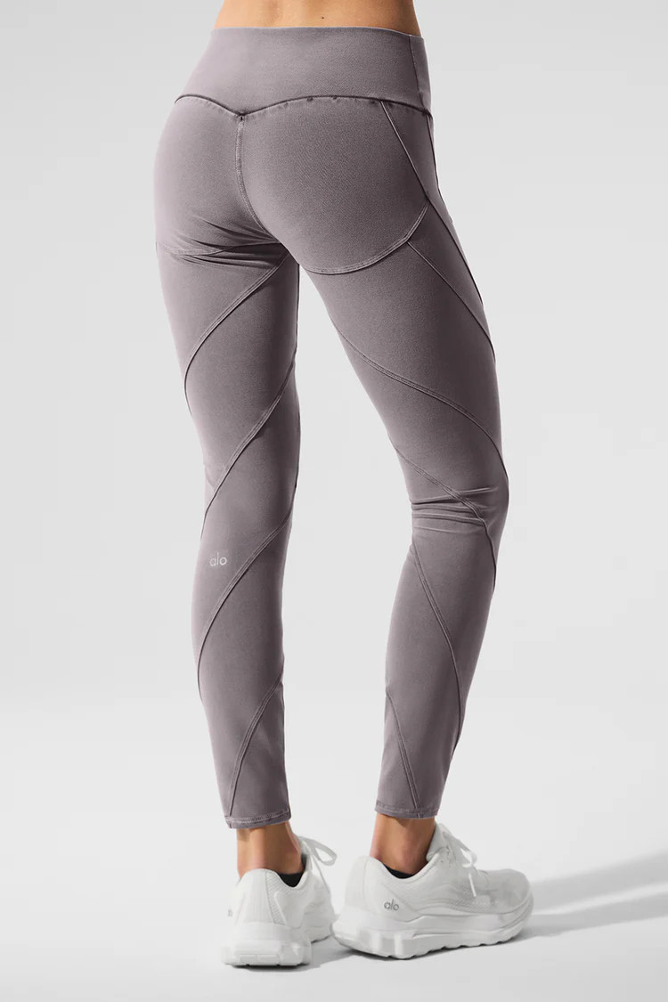 Washed Alosoft High-Waist Sunray Legging | Alo Yoga (US)