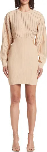 Herve Leger Cutout Shadow Stripe Mini Dress | Nordstromrack | Nordstrom Rack