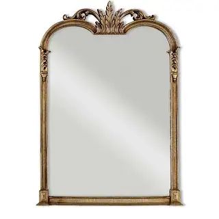 42.5” Brushed Gold Ornate Contemporary Square Mirror | Bed Bath & Beyond
