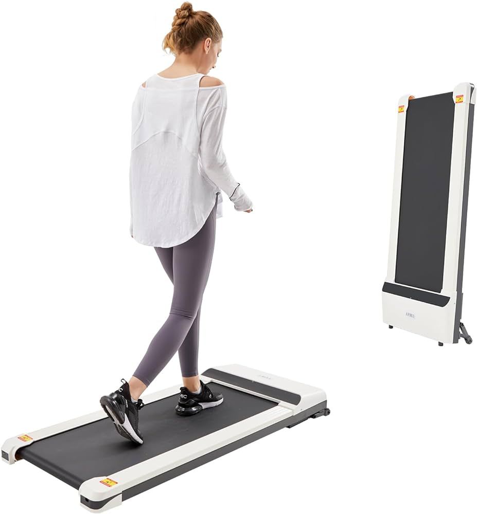 UMAY Under Desk Treadmill Without Assembling for Home & Office with Foldable Wheels, Small Walkin... | Amazon (US)