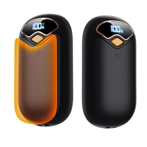 Hand Warmers Rechargeable - Magnetic Electric Hand Warmers 2 Pack, LED Display, 4 Settings Fast Heating Reusable Portable Heater Handwarmers for Golf Hunting Camping Essentials, Gifts for Men Women | Amazon (US)
