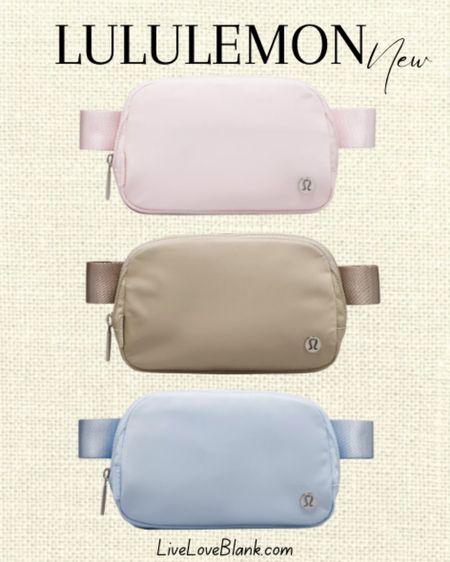 New lululemon belt bags
Spring belt bag colors
Valentine’s day gift idea 
#ltku



#LTKSeasonal #LTKfindsunder50 #LTKitbag