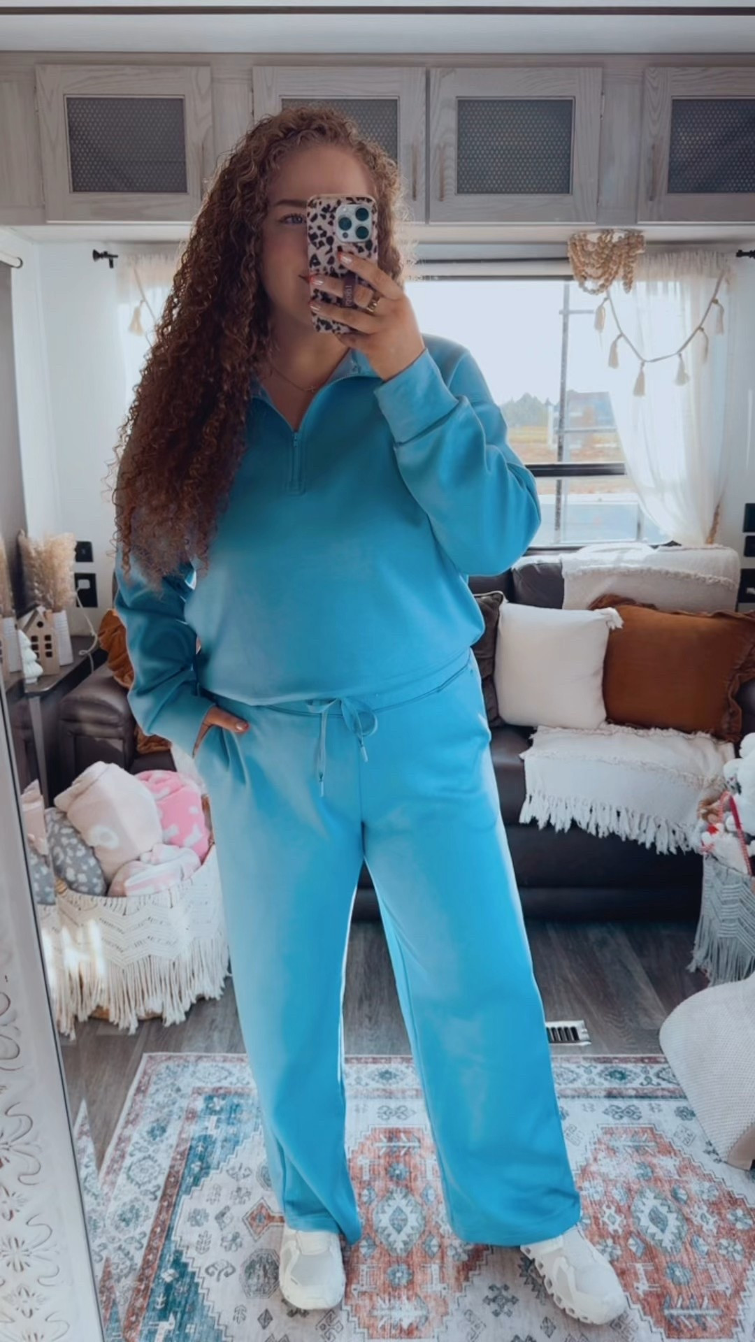 Keeping it simple but still so put together today 💙✨ Matching sets just make everything feel effortless, and this one is the perfect mix of cozy and cute. 🥰Saving it here because it’s an easy throw on look you’ll wear on repeat this season.👏 blue two piece set | blue matching set | amazon two piece set | amazon matching set | long sleeve two piece set | cozy matching set | lounge set | winter lounge set | comfy two piece set | blue lounge set | white sneakers | on cloud sneakers | white on cloud sneakers | everyday outfit | casual winter outfit | cozy winter outfit | winter errands outfit | travel day outfit | airport outfit | winter casual style | comfy outfit inspo | matching set outfit | daily outfit ideas | easy throw on outfit | simple winter outfit | amazon outfit ideas | winter essentials | cozy outfit ideas | seasonal outfit inspo

#LTKdayinmylife #LTKgrwm