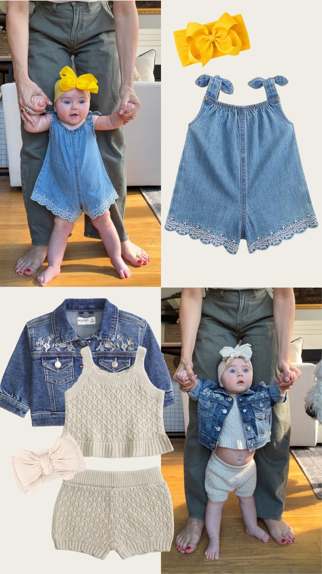 Baby girl outfits from @abercrombie !! 40% off all kids jeans, 20% off almost everything else + use code DENIMAF to get a stackable 15% off

#LTKKids #LTKBaby #LTKSaleAlert