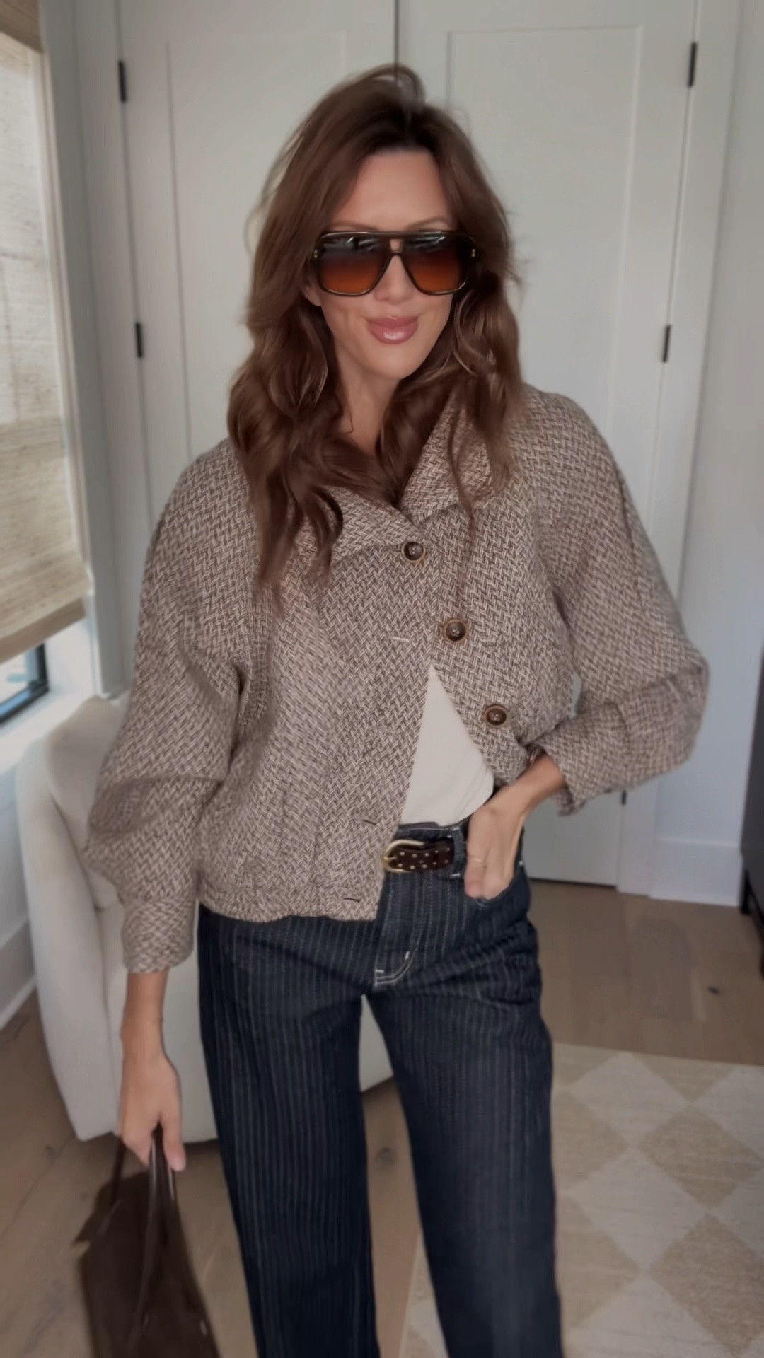 this @Fabrique look is so chic • the elevated denim • the edgy jacket • couldn’t love them more