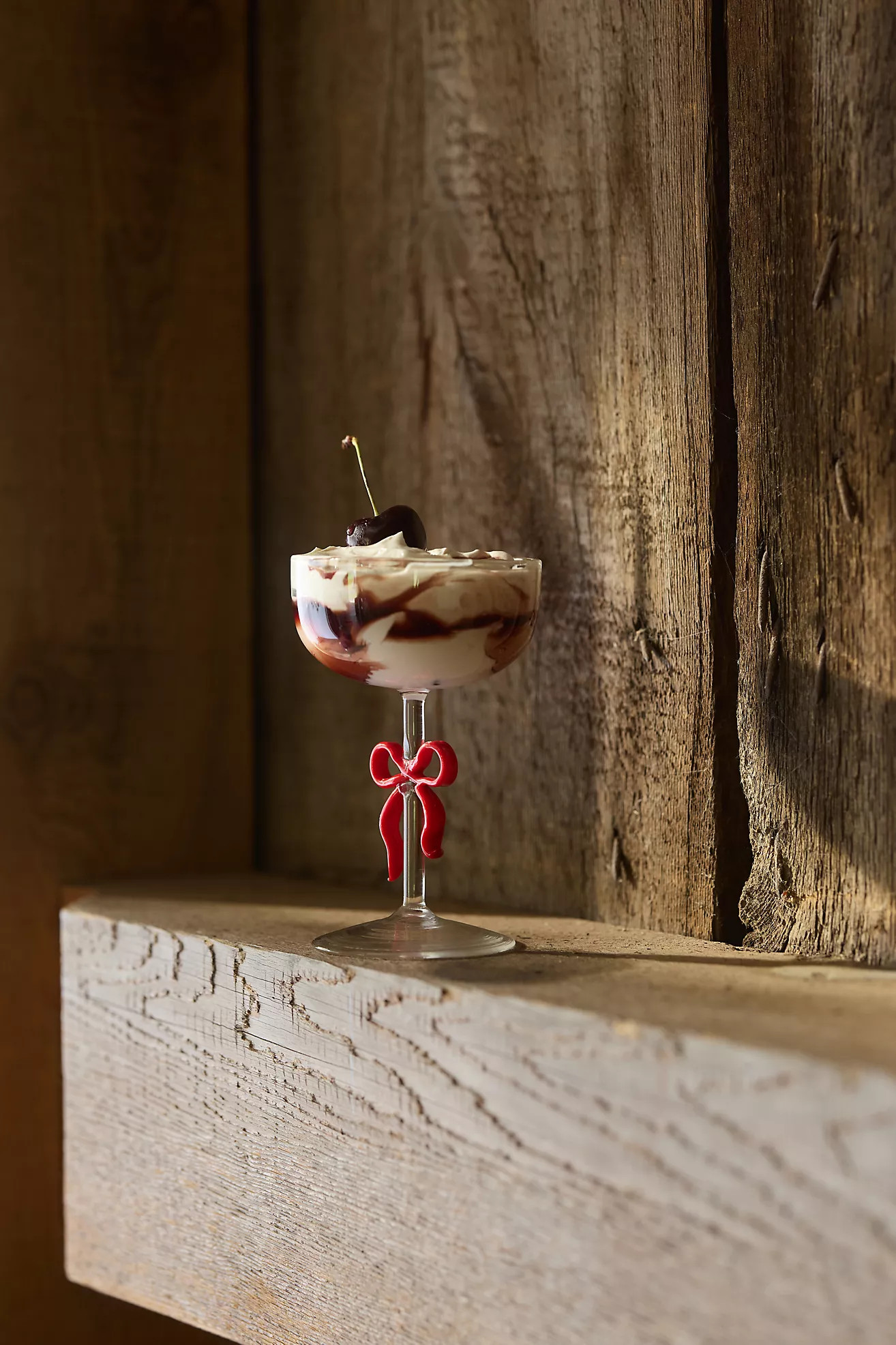 Benedita Bow Coupe Glass | Anthropologie (US)