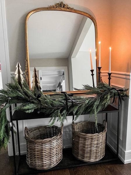 I love this cypress garland from Crate & Barrel! It’s one of my favorite garland strands to decorate with. It has such beautiful color and texture, and I love how easily it styles! 

#LTKHoliday #LTKstyletip #LTKhome
