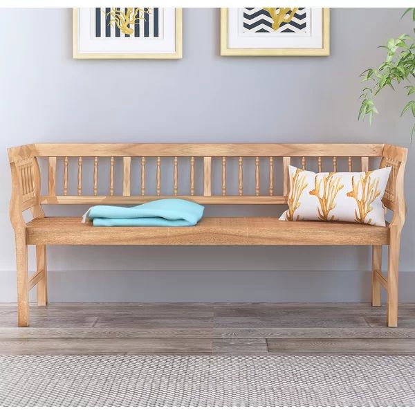 Millard Wood Bench | Wayfair North America