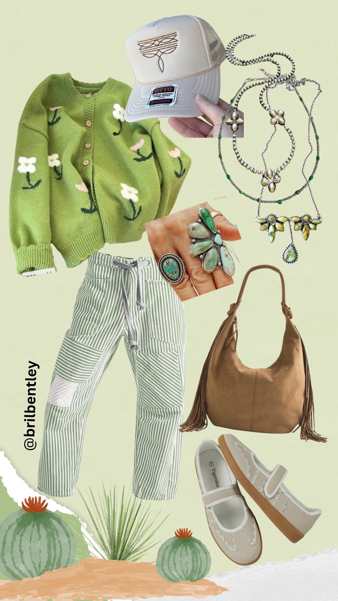 Cutie green outfit inspo for spring! 

#LTKootd #LTKmomlife #LTKgrwm