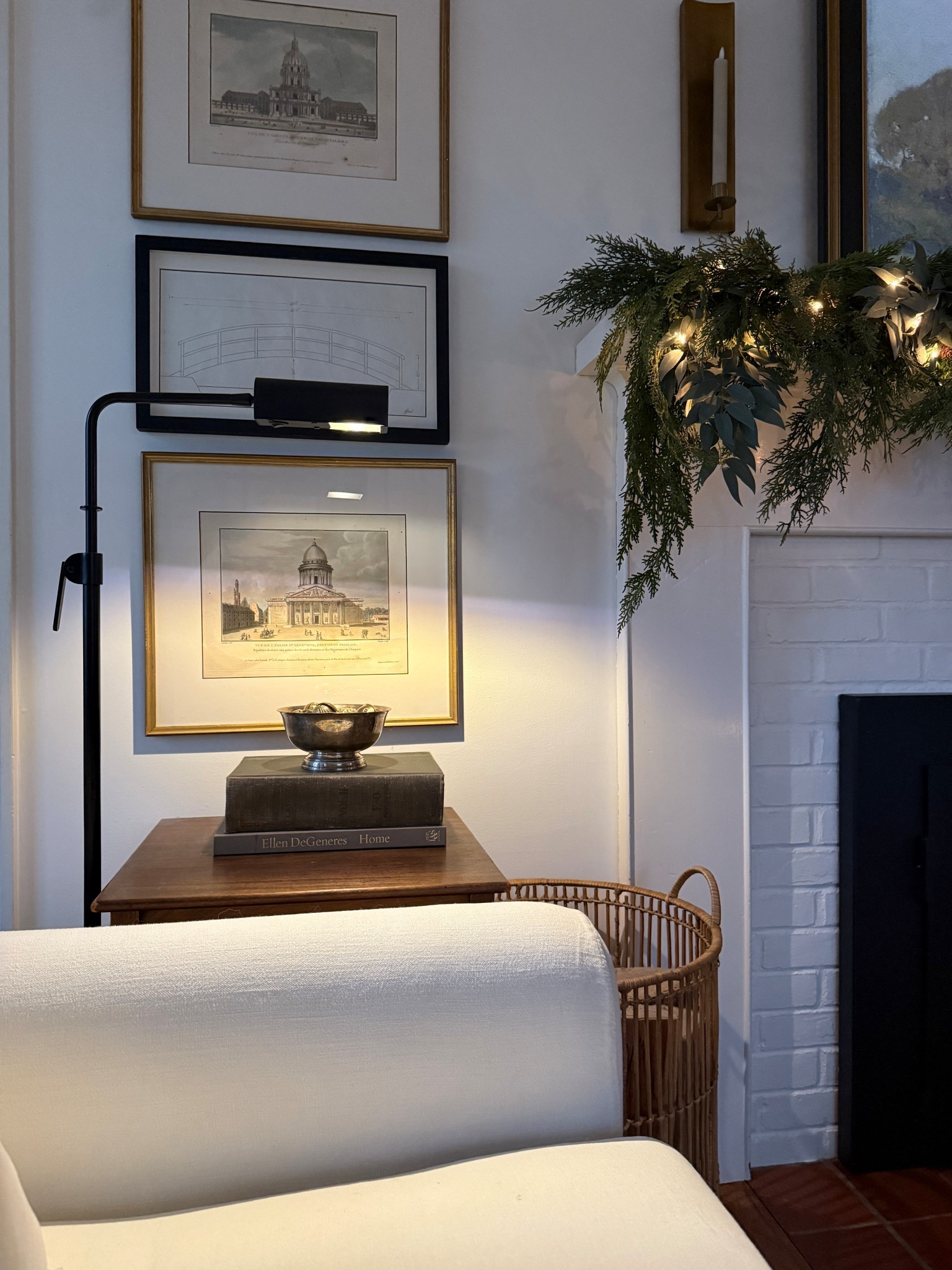 Floor lamp and candle sconces 