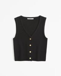 Button-Up Sweater Vest | Abercrombie & Fitch (US)