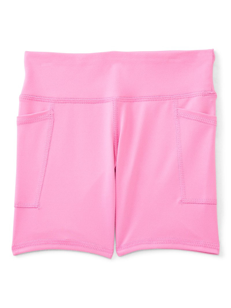 Athletic Works Girls Active Bike Shorts, Sizes 4-18 & Plus | Walmart (US)