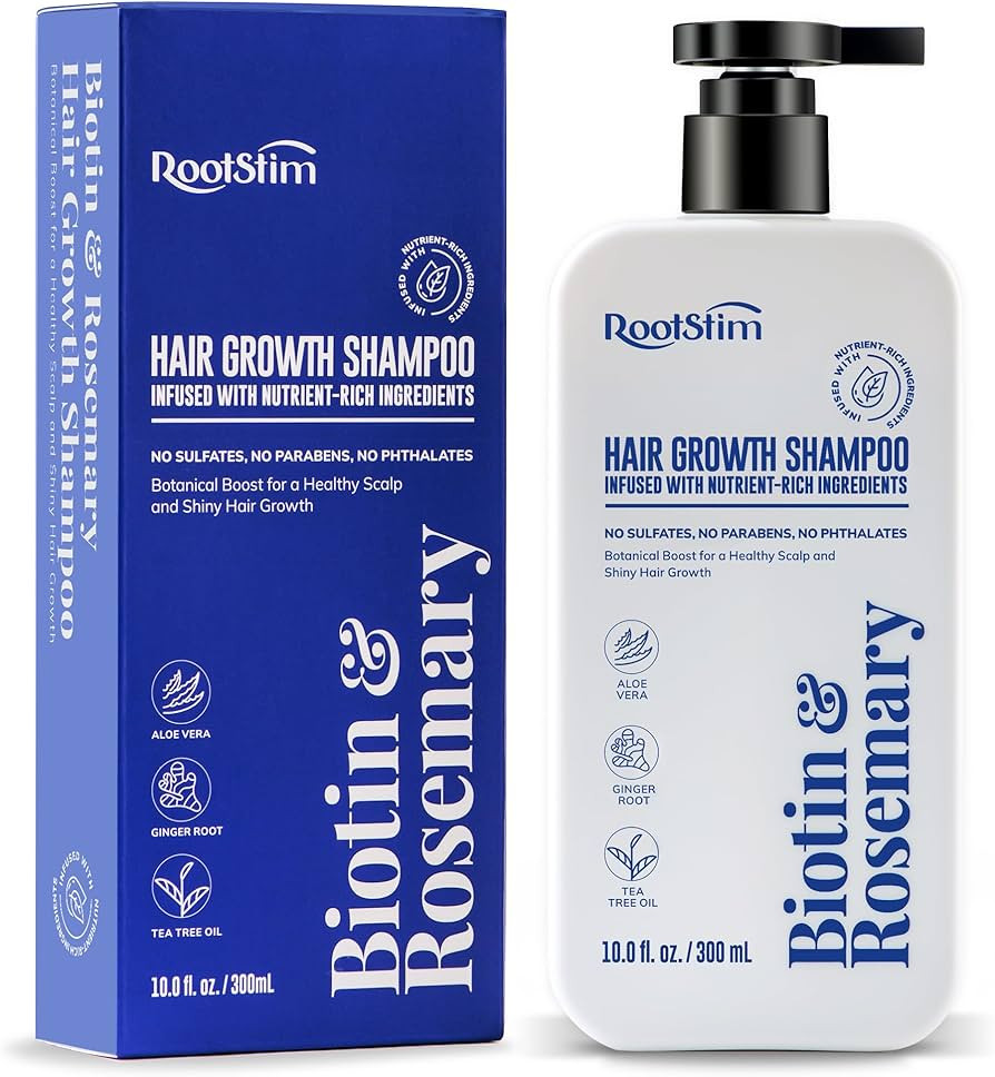 Biotin & Rosemary Shampoo for Hair Growth: Hair Loss Shampoo for Thinning Hair Infused with Nutri... | Amazon (US)