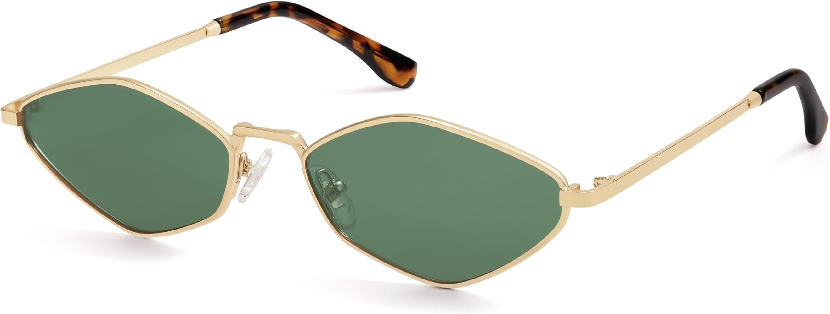 SOJOS Retro Small Polarized Sunglasses Womens Mens Vintage Narrow Irregular Shades UV400 SJ1233 | Amazon (US)