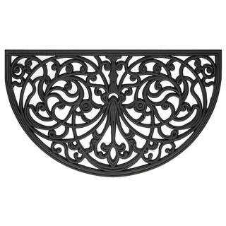 Ironworks 18 in. x 30 in. Wrought Iron Rubber Floor Mat | The Home Depot