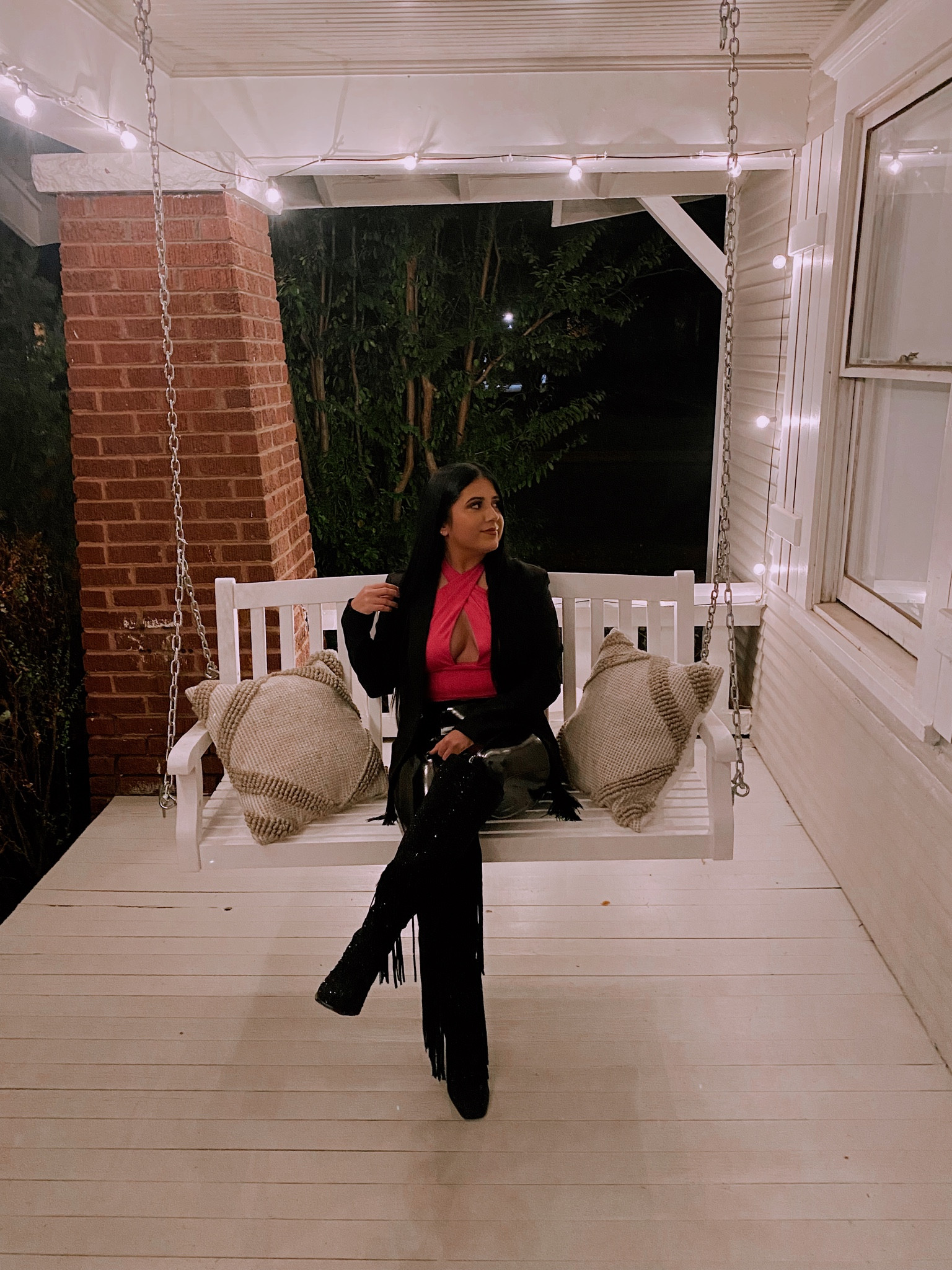 This outfit was perfect for my disco cowgirl/ let’s go girls birthday theme at the end of October! Spanx and Jessica Simpson are always my go to for the most eye catching pieces🪩💗🤪

#LTKstyletip #LTKHoliday #LTKfit