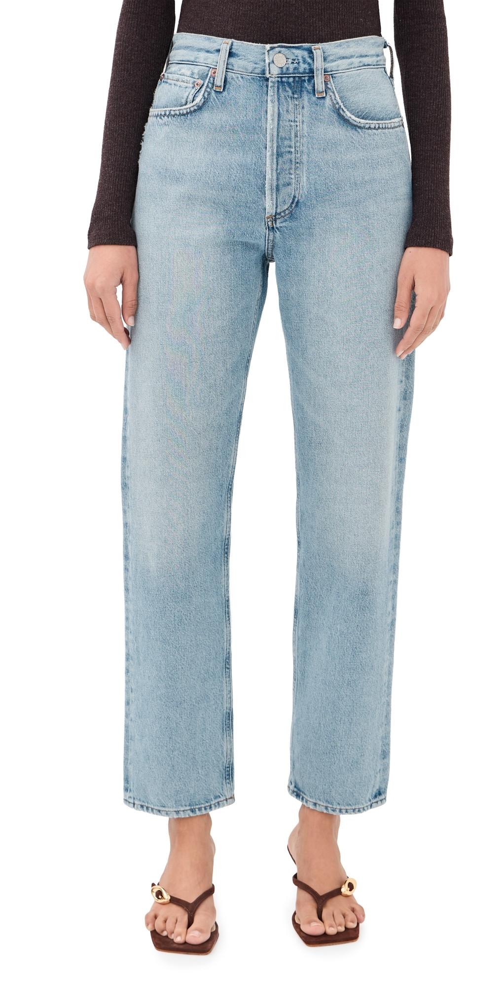 AGOLDE 90s Pinch Waist High Rise Straight Jeans Addition 27 | Shopbop