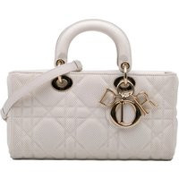 Christian Dior Hobo Bags - 2000-2024 Medium Technical Fabric Macrocannage Lad - Gr. unisize - in Weiß - für Damen | Fashionette (DE)