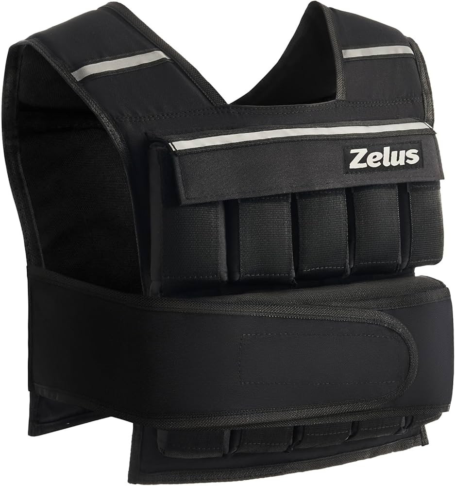 ZELUS Weighted Vest, 20lb/30lb/60lb Vest Adjustable Weights for Exercise, Weight Vest for Men, Wo... | Amazon (US)
