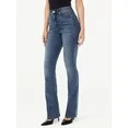 Sofia Jeans Women's Marisol Curvy Bootcut Super High Rise Jeans, 32.5" Inseam, Sizes 0-20 - Walma... | Walmart (US)