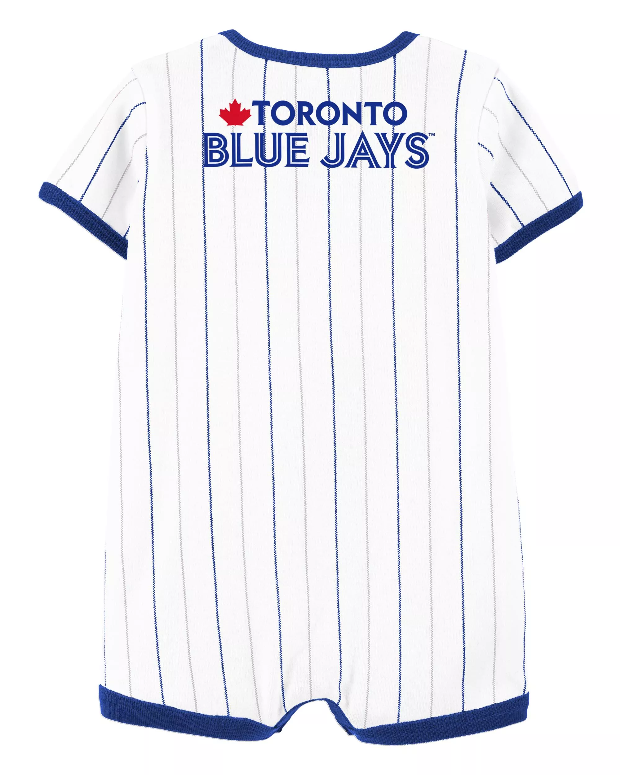 Mlb Toronto Blue Jays Boys' White Pinstripe Pullover Jersey : Target