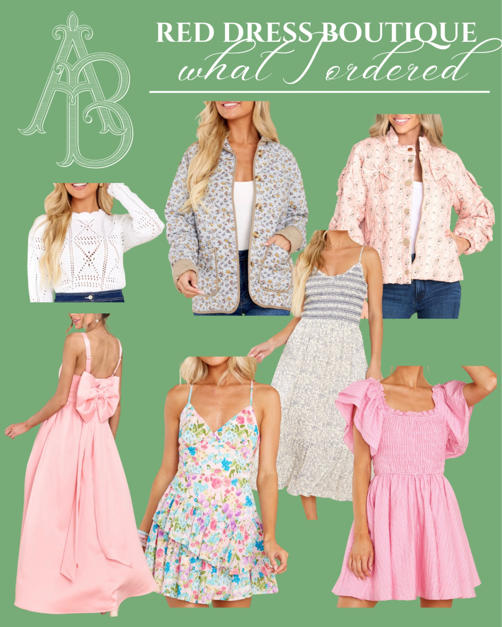 My recent Red Dress order! 💗

Grandmillennial style, pink dress, date night, Valentine’s Day, heart purse, heart sunglasses, tulle dress, loveshackfancy, Pom Pom sweater, heart earrings, sweetheart candy earrings, statement earrings, gold jewelry, pink maxi dress, loveshackfancy on sale 

#LTKSale #LTKunder50 #LTKstyletip