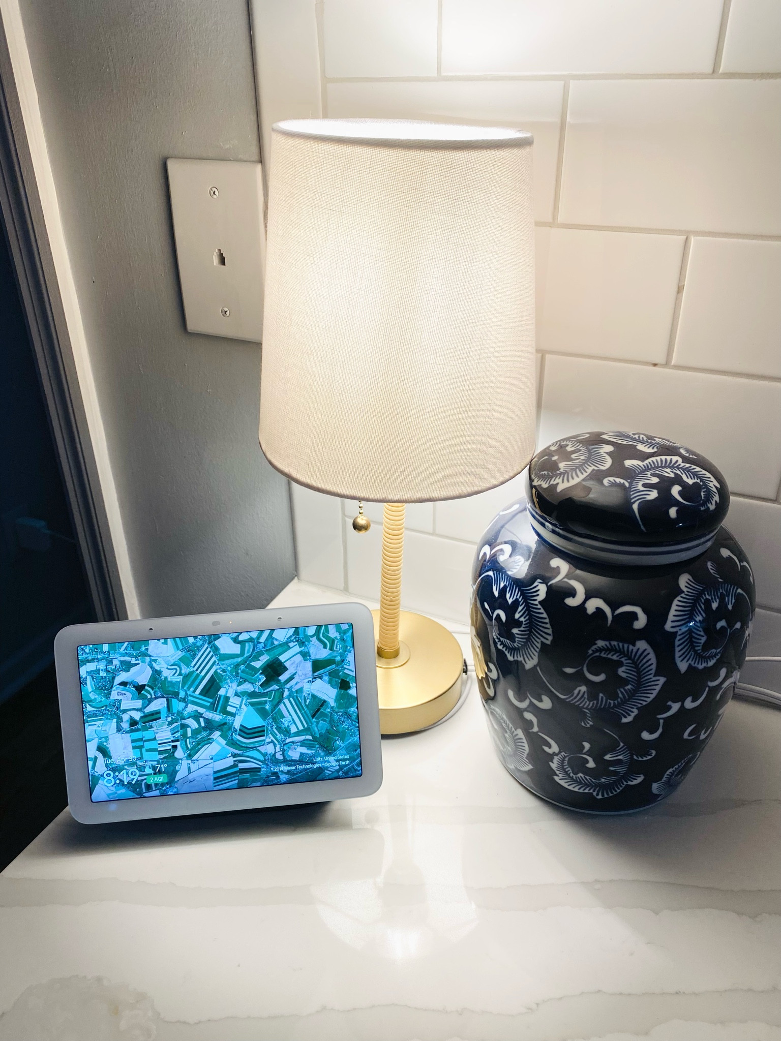 This darling Rattan and Gold Lamp is the perfect kitchen/bathroom addition!  Turn it on in the evenings or early mornings for the perfect cozy glow! 

#kitchen #bathroom #lamp #cozy #cozyhome #grandmillennial 

#LTKfindsunder50 #LTKGiftGuide #LTKhome