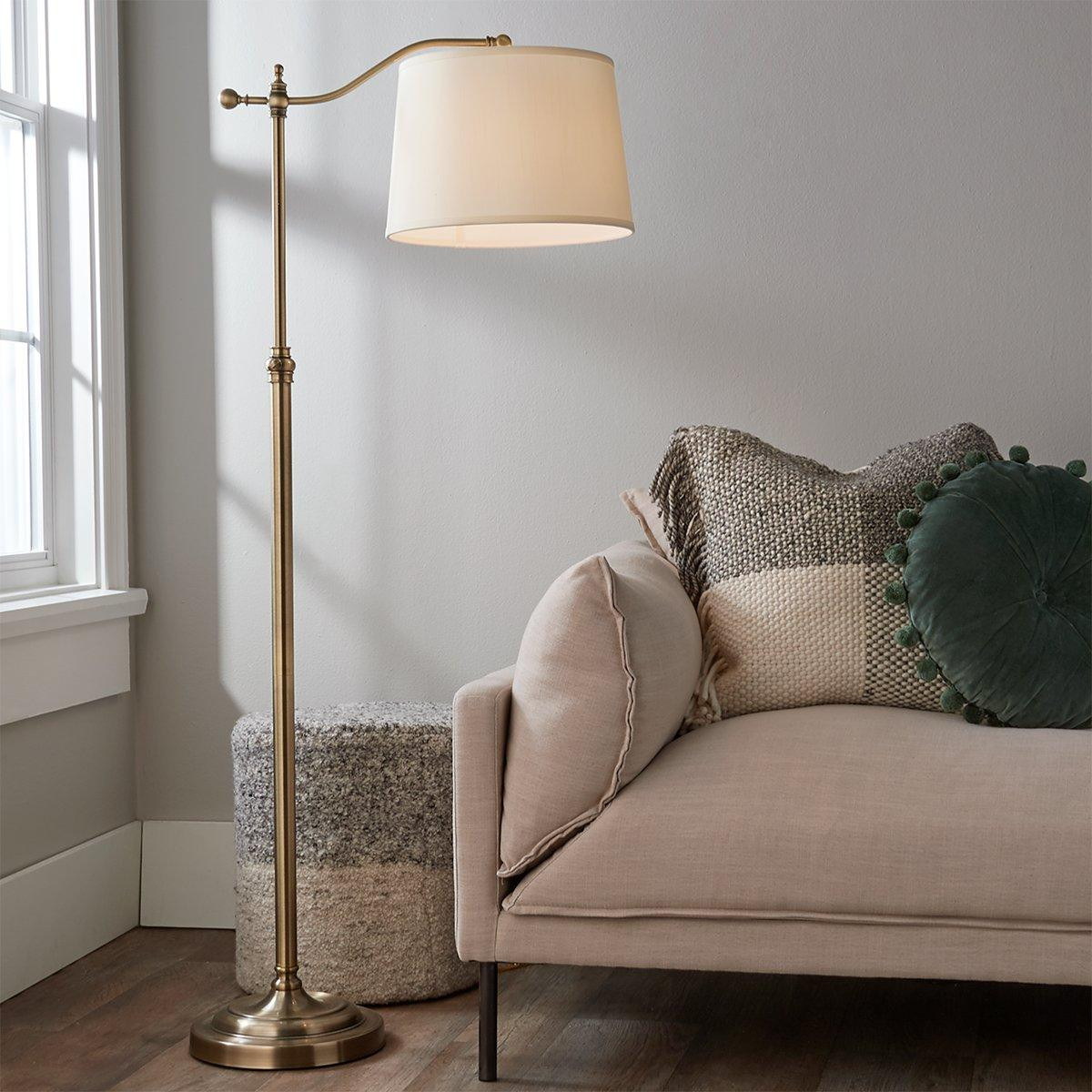 Arched Bridge Arm Adjustable Floor Lamp | Shades of Light