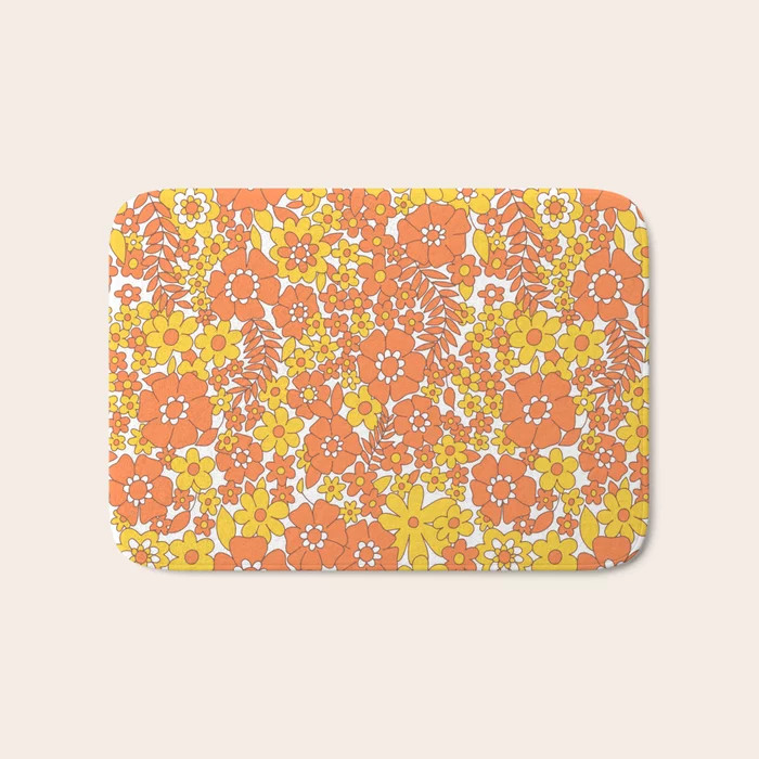 vintage 32 Bath Mat by kate gabrielle | Society6