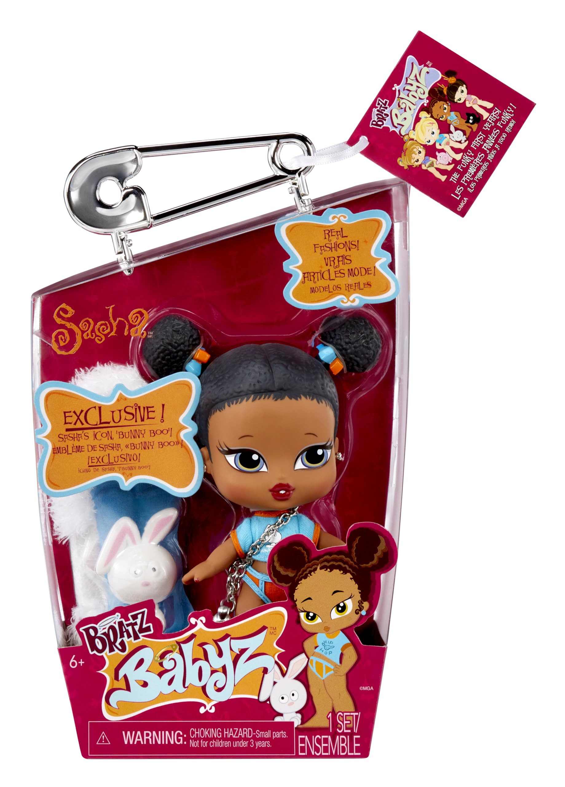 Amazon.com: Bratz Babyz Sasha Collectible Fashion Doll with Real Fashions and Pet : Toys & Games | Amazon (US)