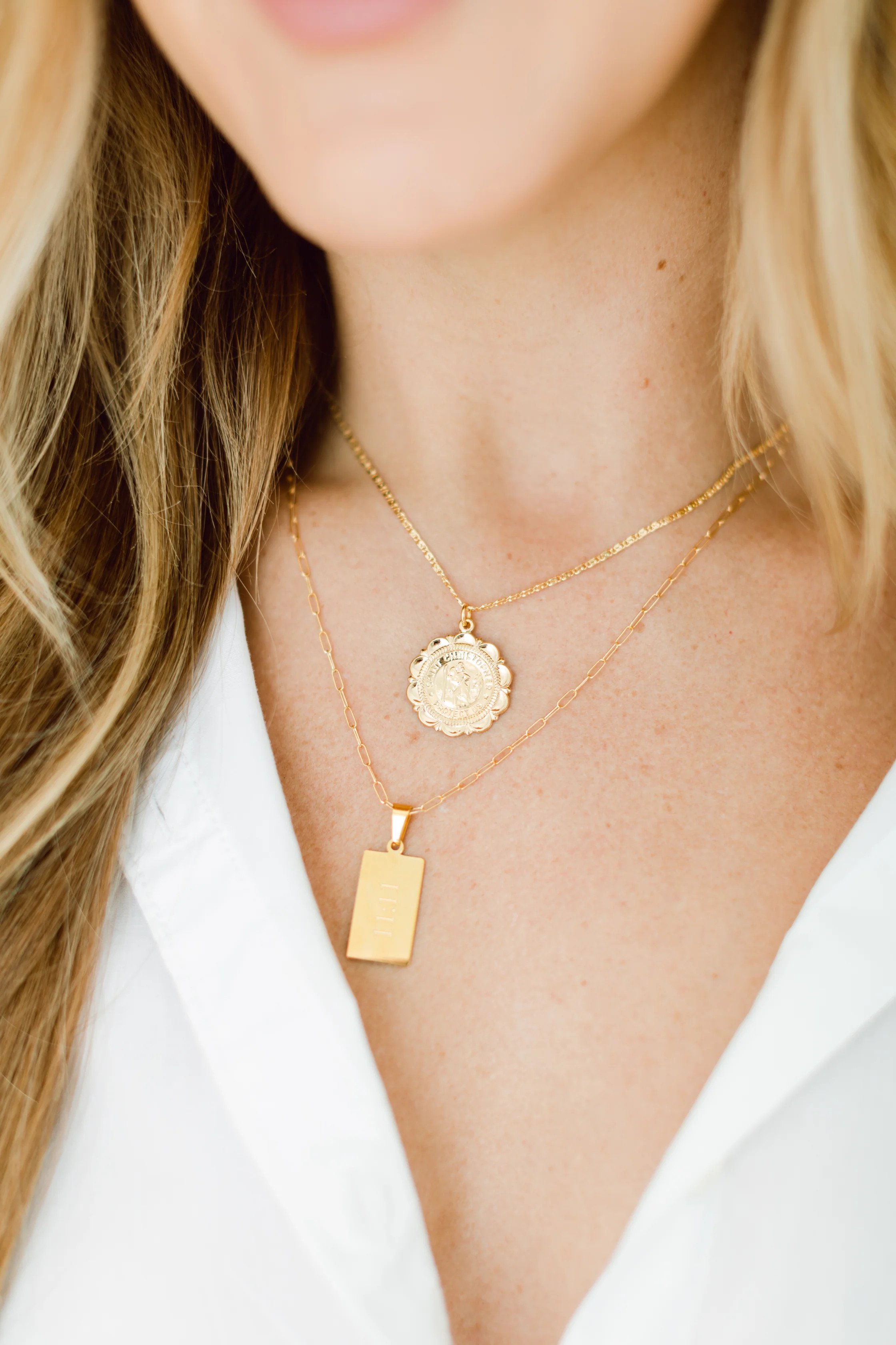 Saint Christopher Necklace | Electric Picks Jewelry