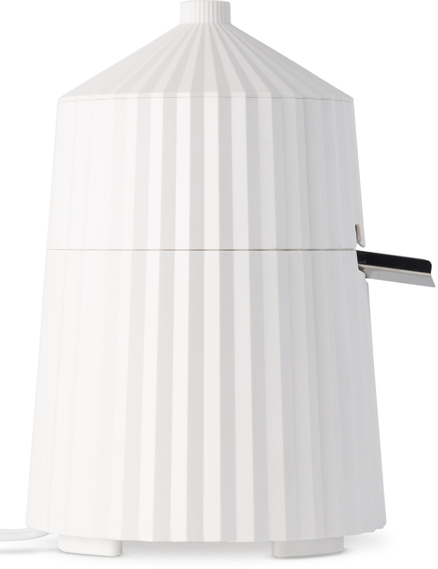 White Plissé Electric Juicer | SSENSE