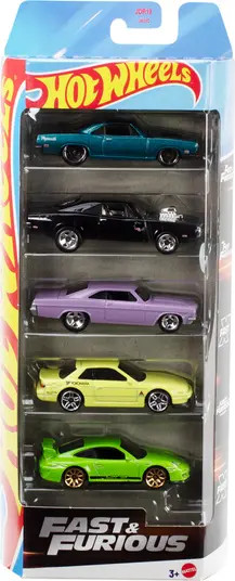 Fast & Furious 5-Pack 1:64 Scale Die-Cast Toy Race Cars | Nordstrom