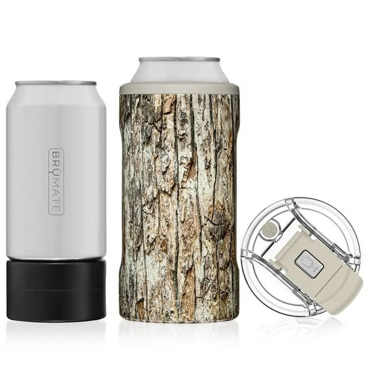 BruMate Hopsulator Trio 16 oz 3-in-1 Textured Camo BPA Free Vacuum Cup/Tumbler | Walmart (US)