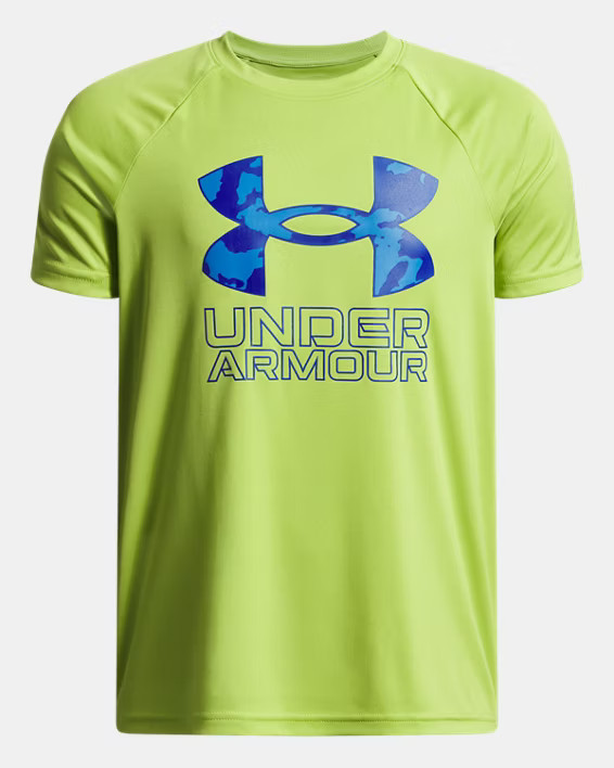 UA Tech™ Hybrid Print Boys' Short Sleeve | Under Armour | Under Armour (US)
