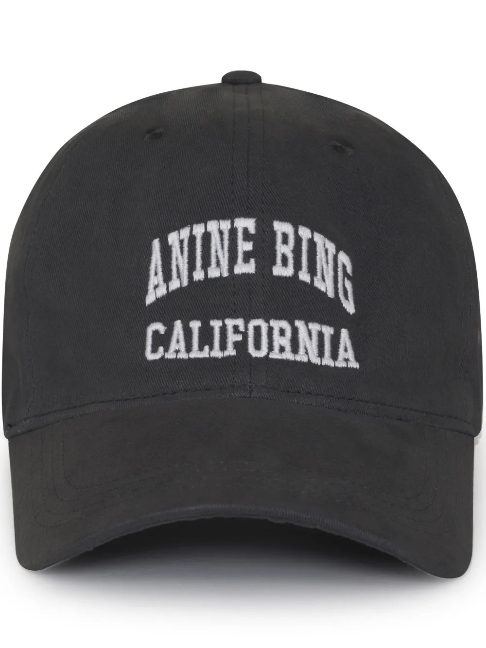ANINE BING Jeremy Cotton Baseball Cap - Farfetch | Farfetch Global