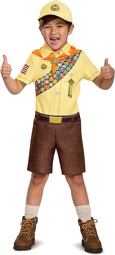 Russell from Up Costume, Disney Pixar Movie Inspired Character Outfit for Kids, Classic Child | Amazon (US)