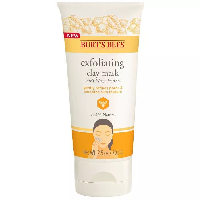 Burt's Bees Exfoliating Clay Face Mask - 2.5oz | Target
