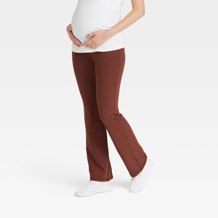Fold Down Active Wide Leg Maternity Leggings - Isabel Maternity by Ingrid & Isabel™ | Target