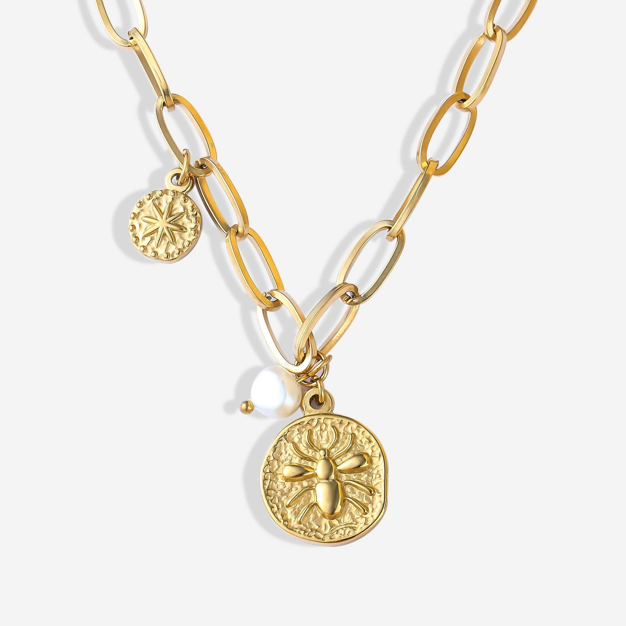 Gabriela Coin Necklace | Victoria Emerson